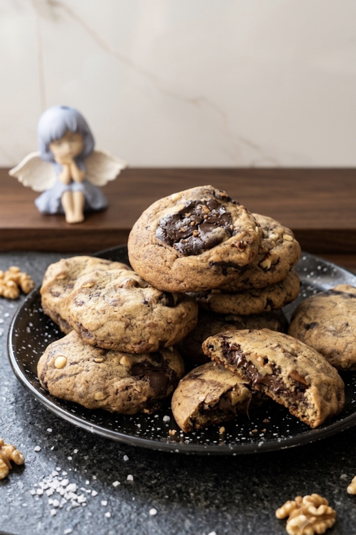Rich Cookies with Loaded Nuts & Dark Chocolate