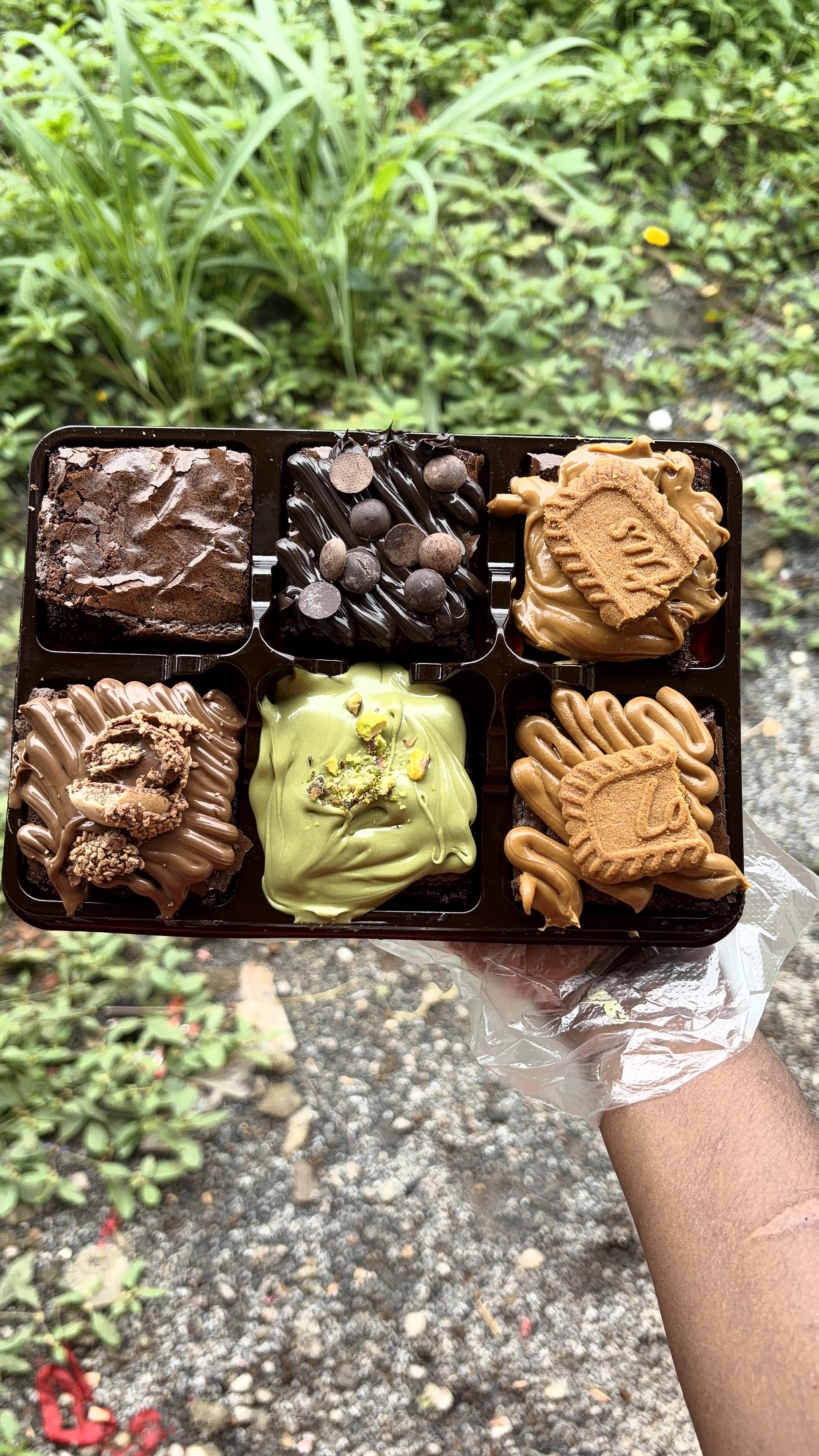 6 pieces Assorted brownie