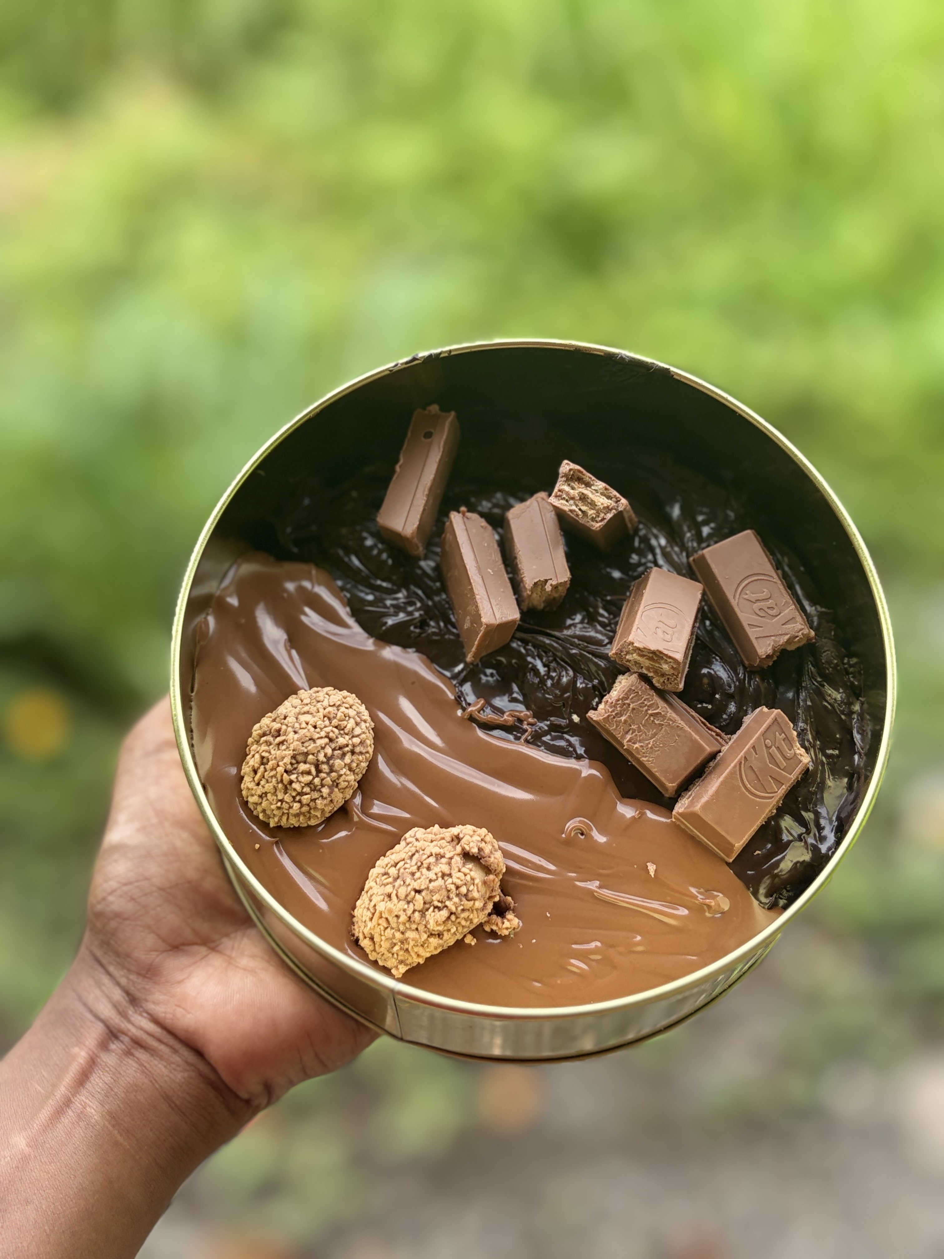 Ferroro kitkat nuttela and dark delight