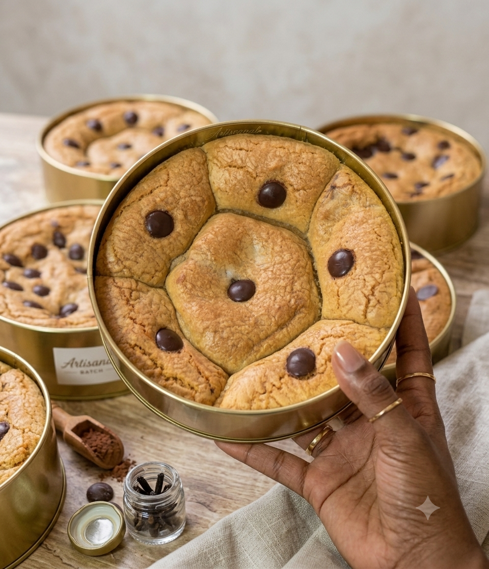 Belgium Chocolate cookie tin