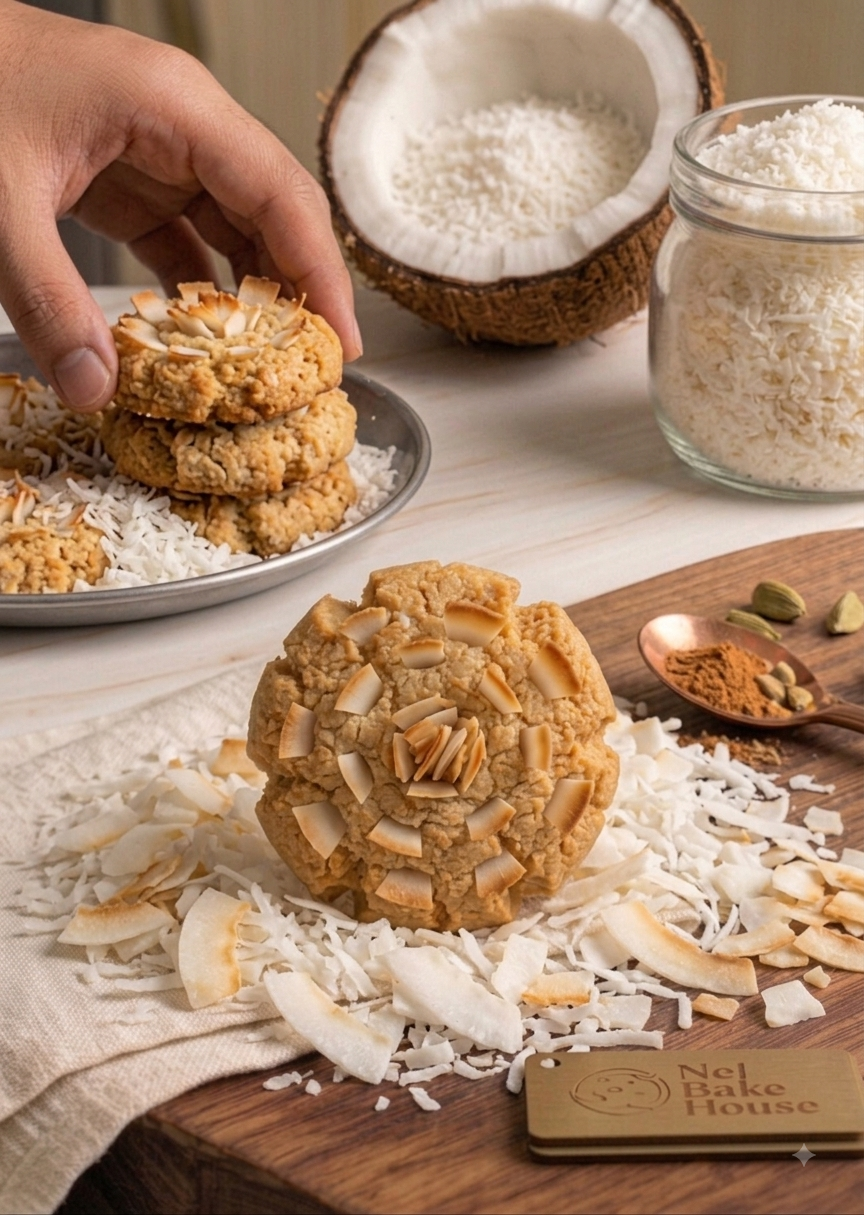 Wheat Coconut Cookies